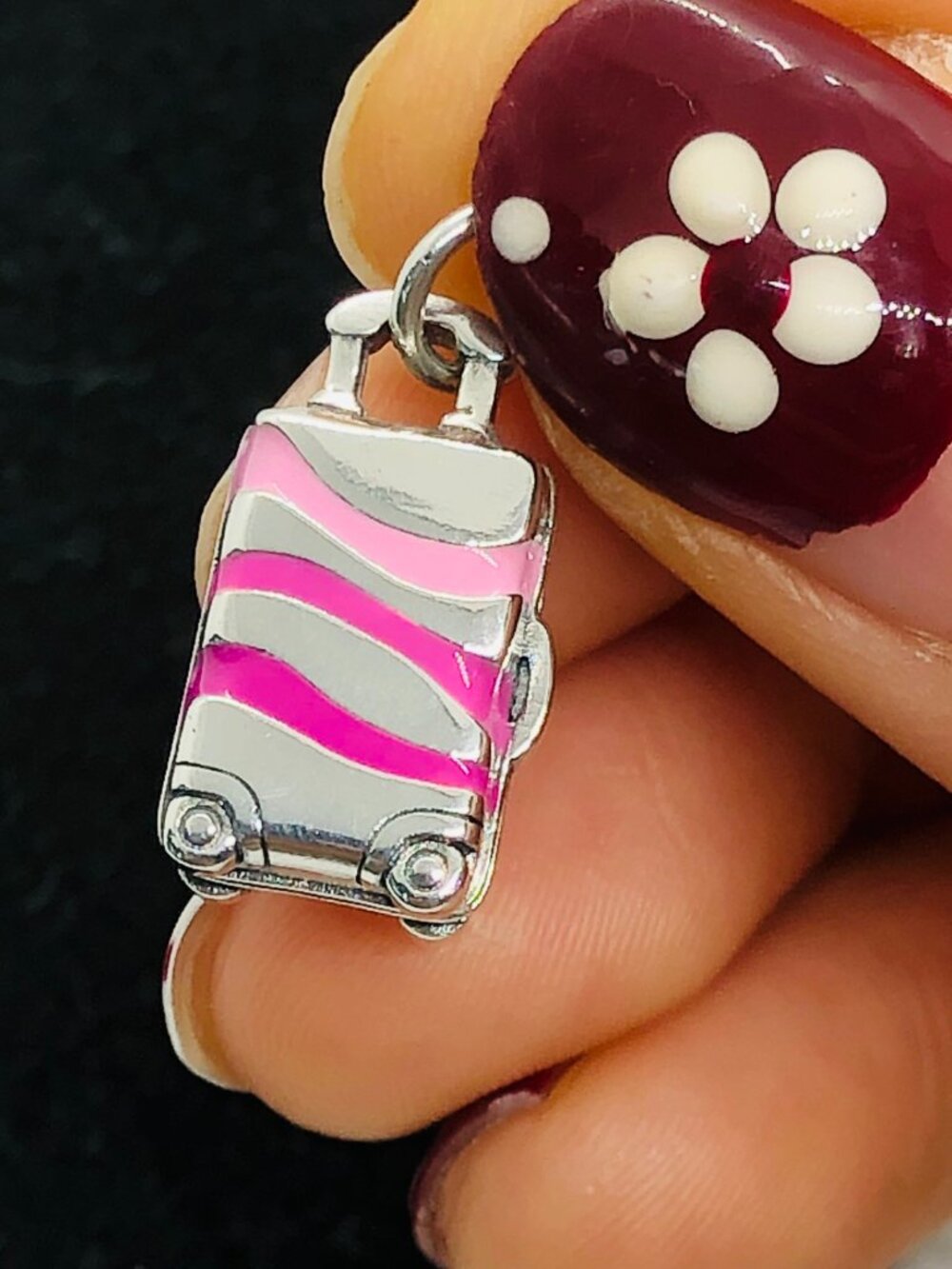 James Avery Enamel Roller Bag Charm